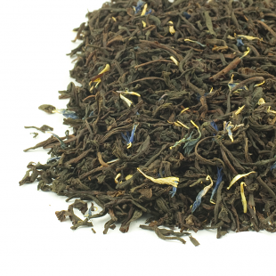 Ceai negru Earl Grey cu flori de albastrele